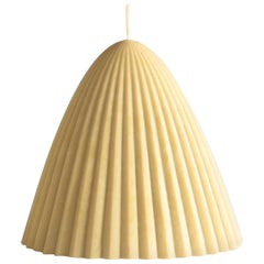 Vintage Tusk Candle, Small, Natural Beeswax