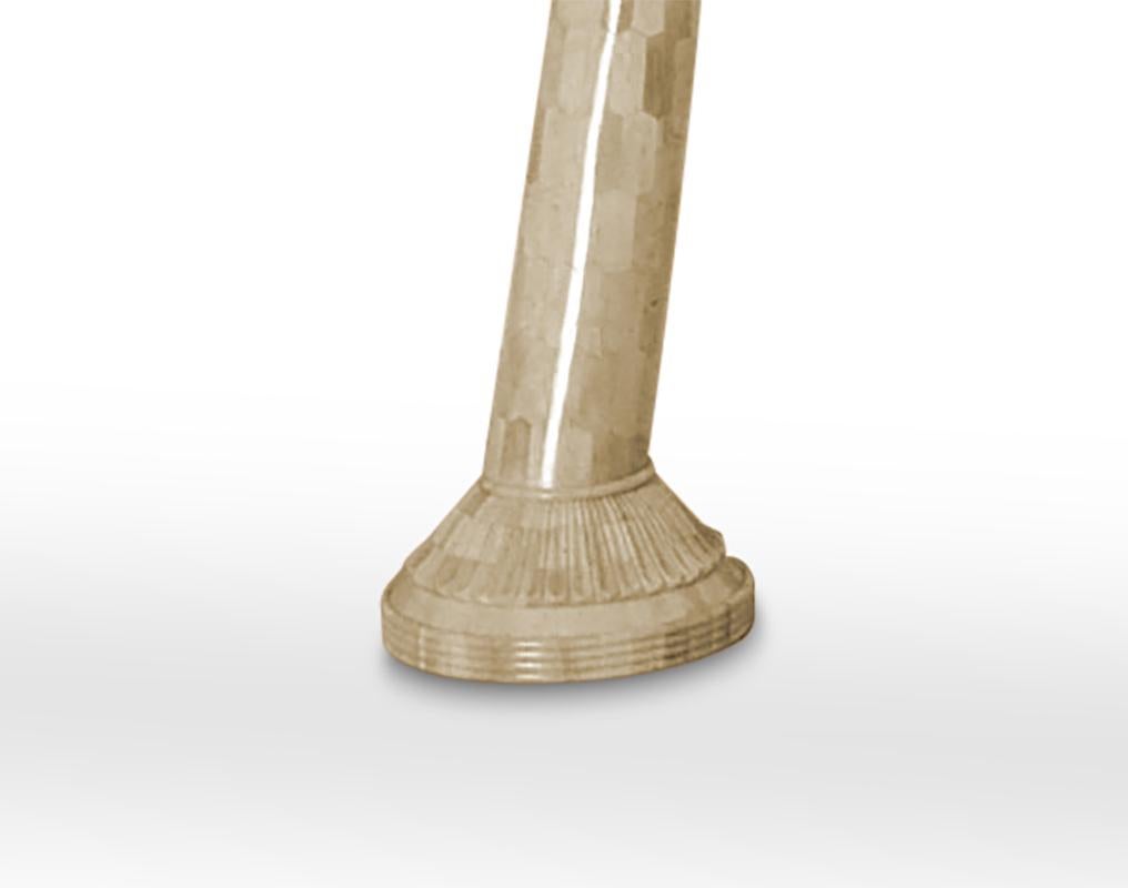 Console en fausse peau d'os ivoire inspirée par Tomasso Barbi Neuf - En vente à New York City, NY