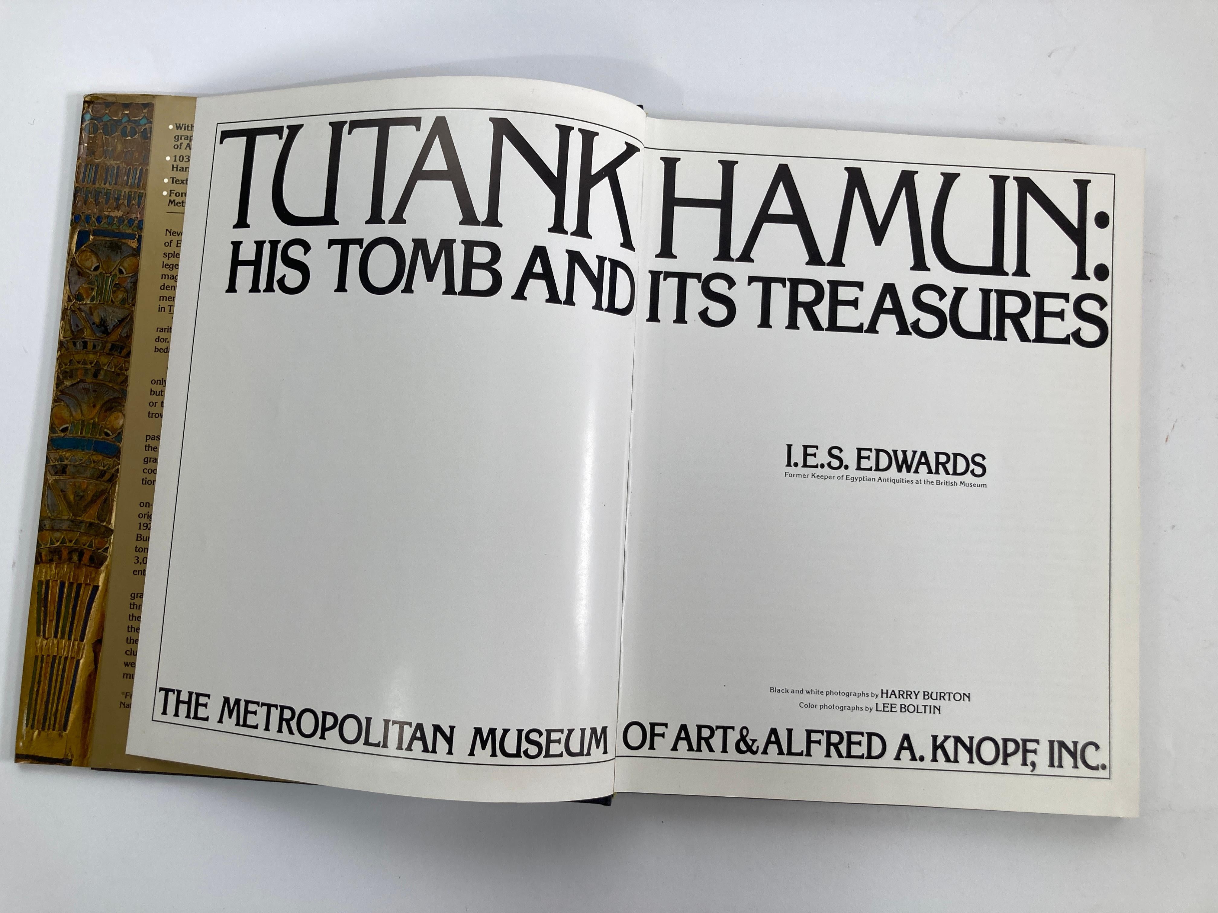 Tutankhamun: His Tomb and Its Treasures Hardcover Book For Sale 4