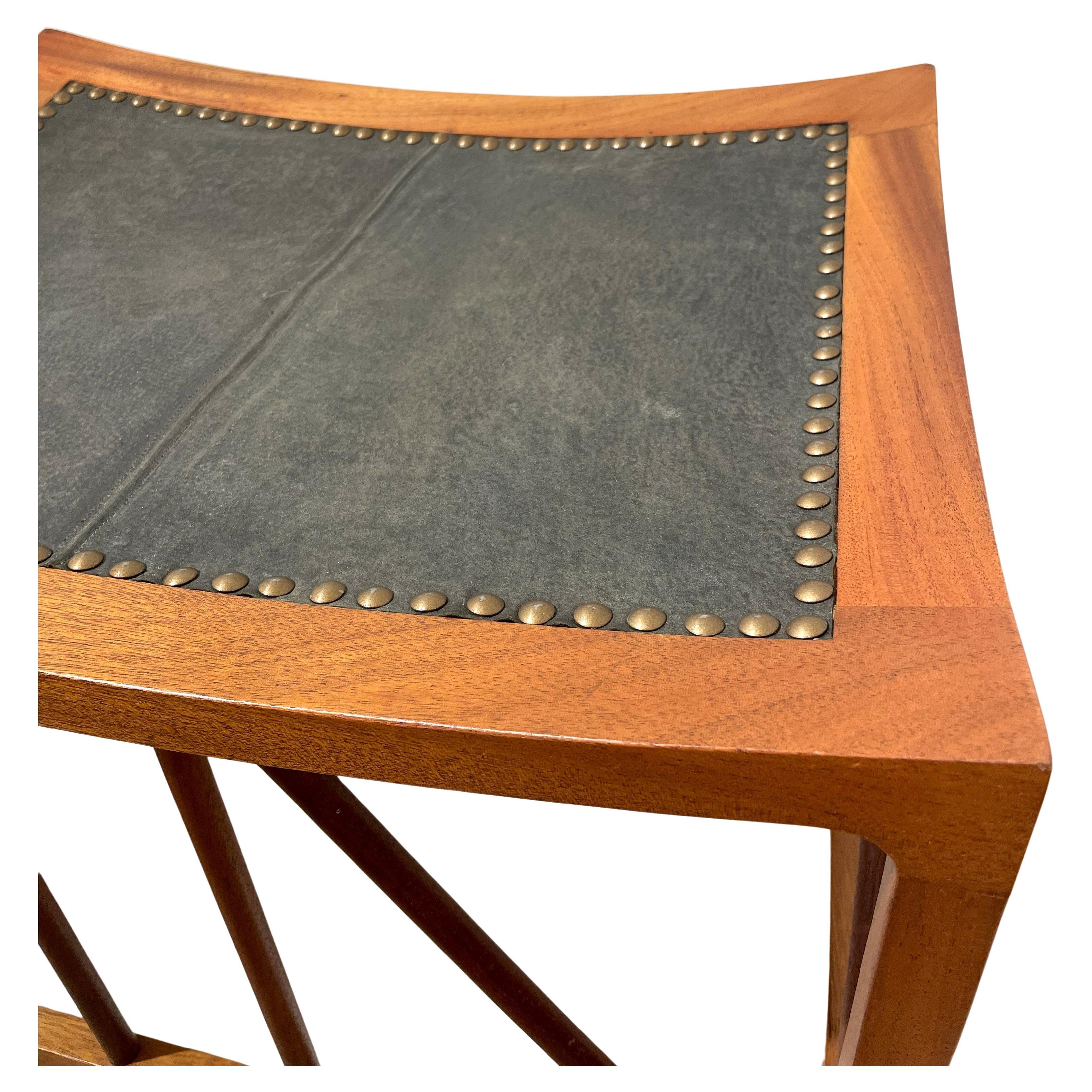 Woodwork Tutankhamun mod 1063 mahogany stool by Josef Frank For Sale