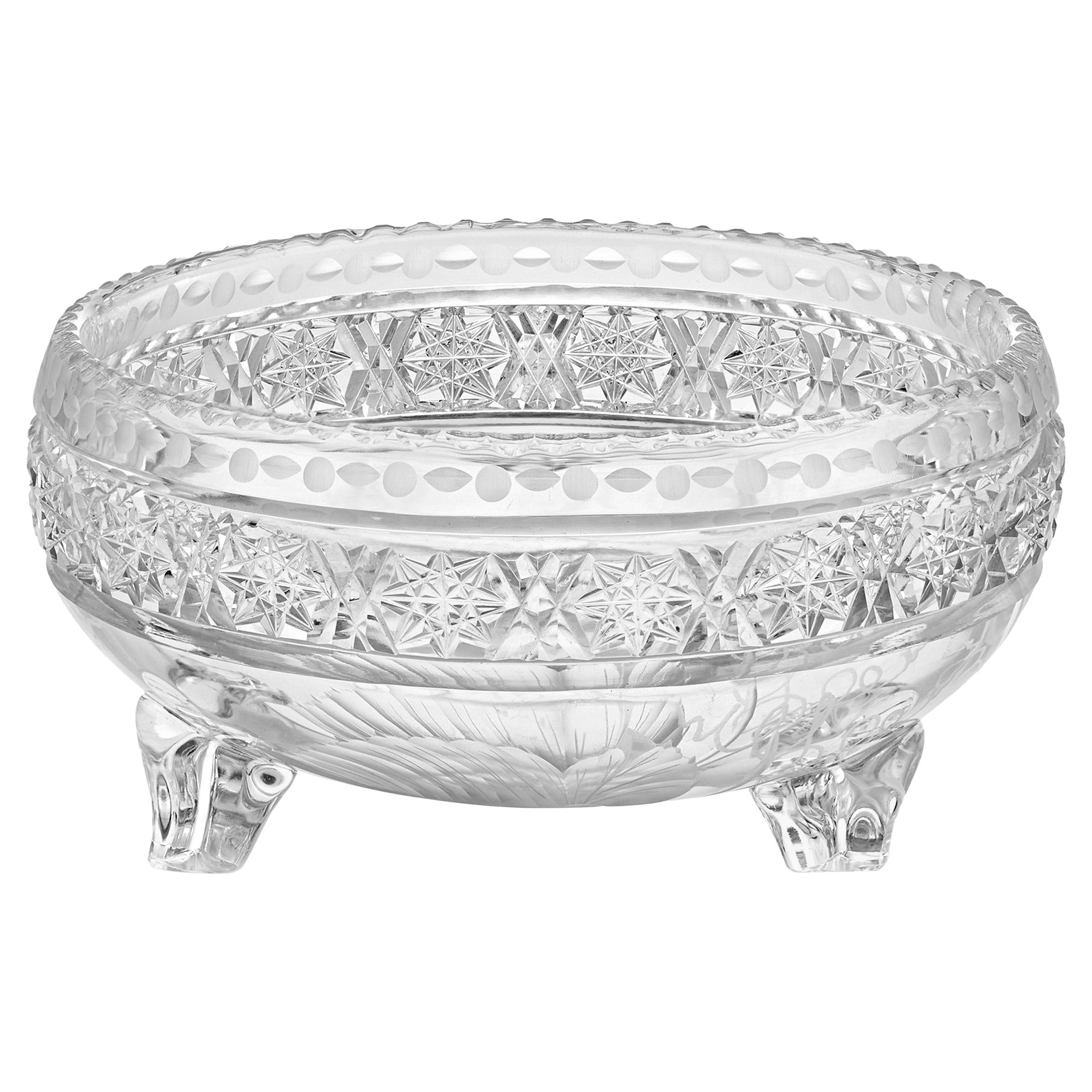Tuthill Vintage Pattern Footed Bowl