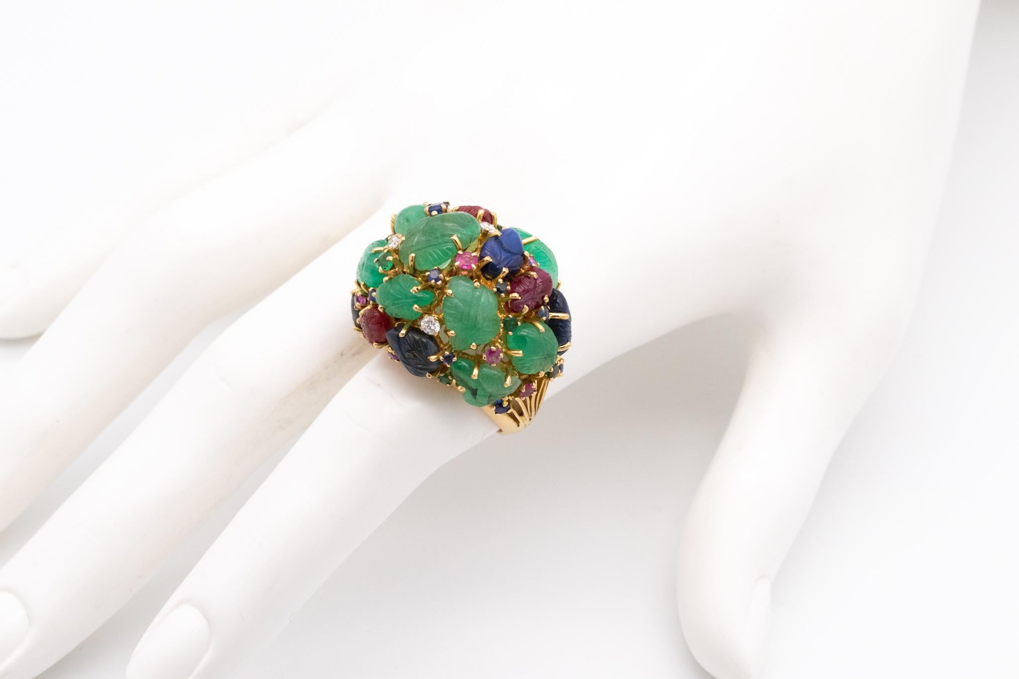 cartier tutti frutti ring