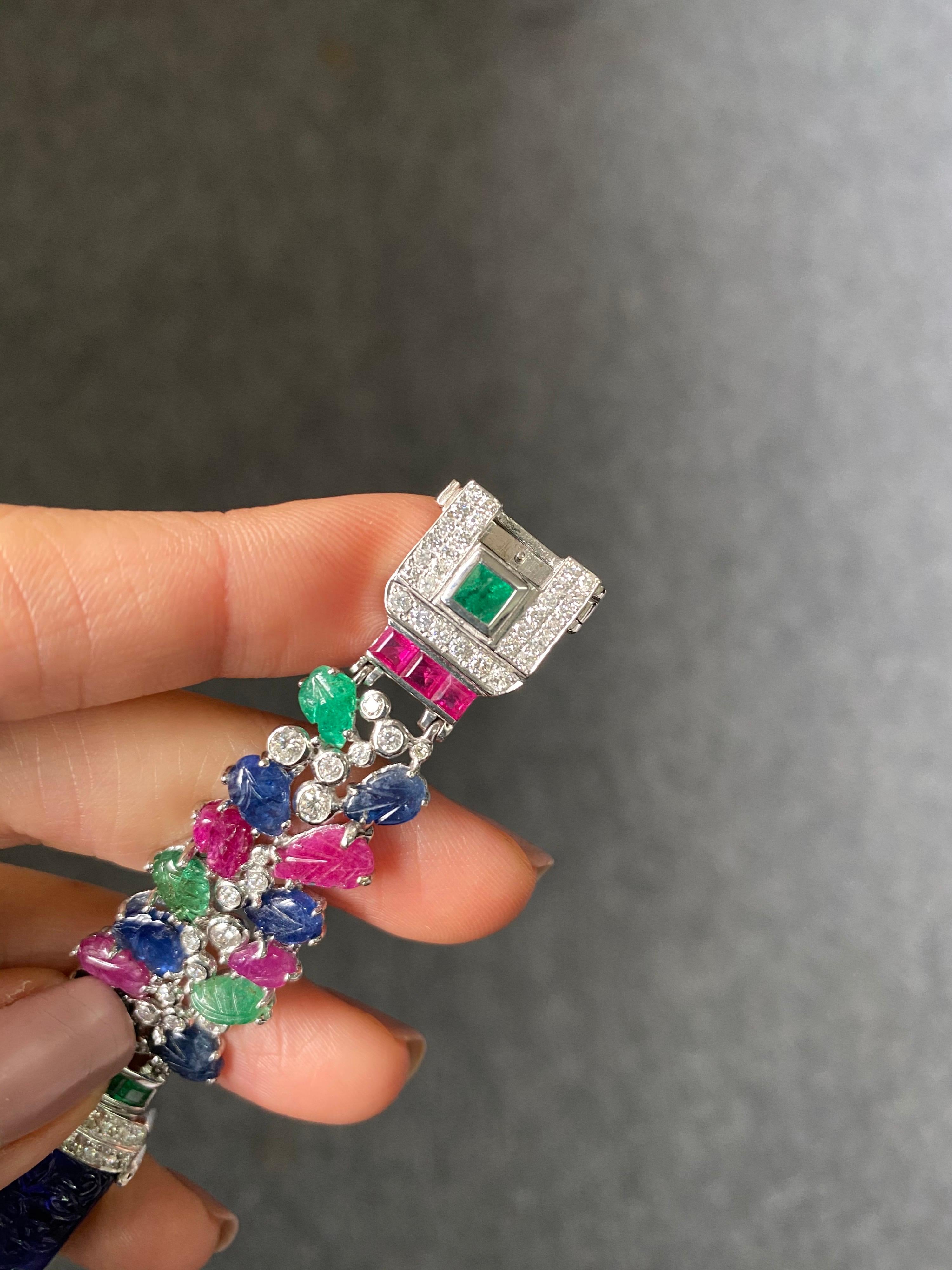 multicolor gemstone bracelet