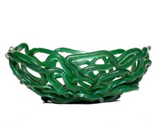 "Tutti Frutti" Gaetano Pesce Fish Design Green Resin Bowl
