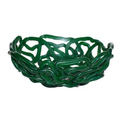 "Tutti Frutti" Gaetano Pesce Fish Design Green Resin Bowl
