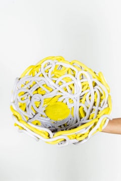 Tutti Frutti II, Lilac and Fluorescent Yellow by Gaetano Pesce