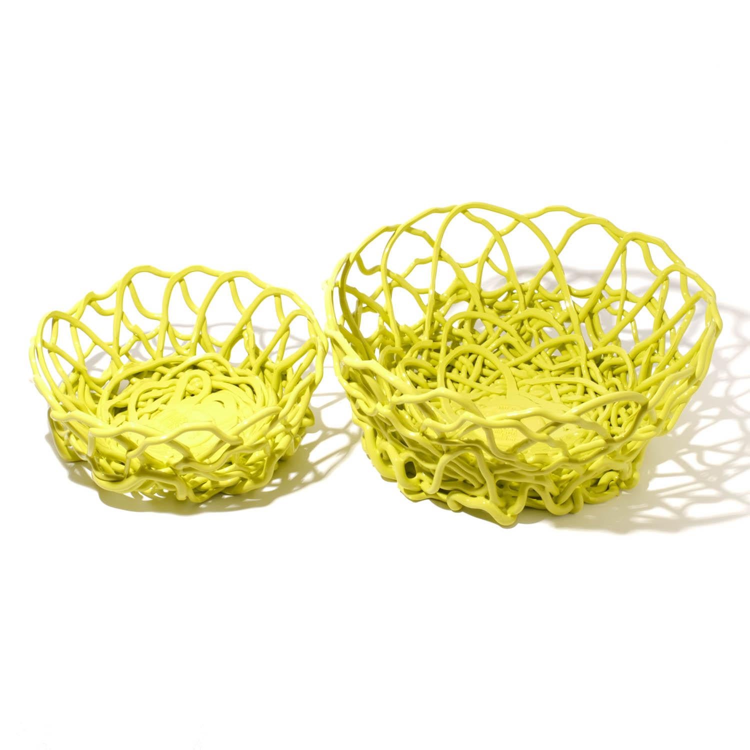 Gaetano Pesce Tutti Frutti II Basket XXL Resin Fluo Yellow For Sale 5