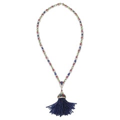 Tutti Frutti Sautoir Tassel Necklace