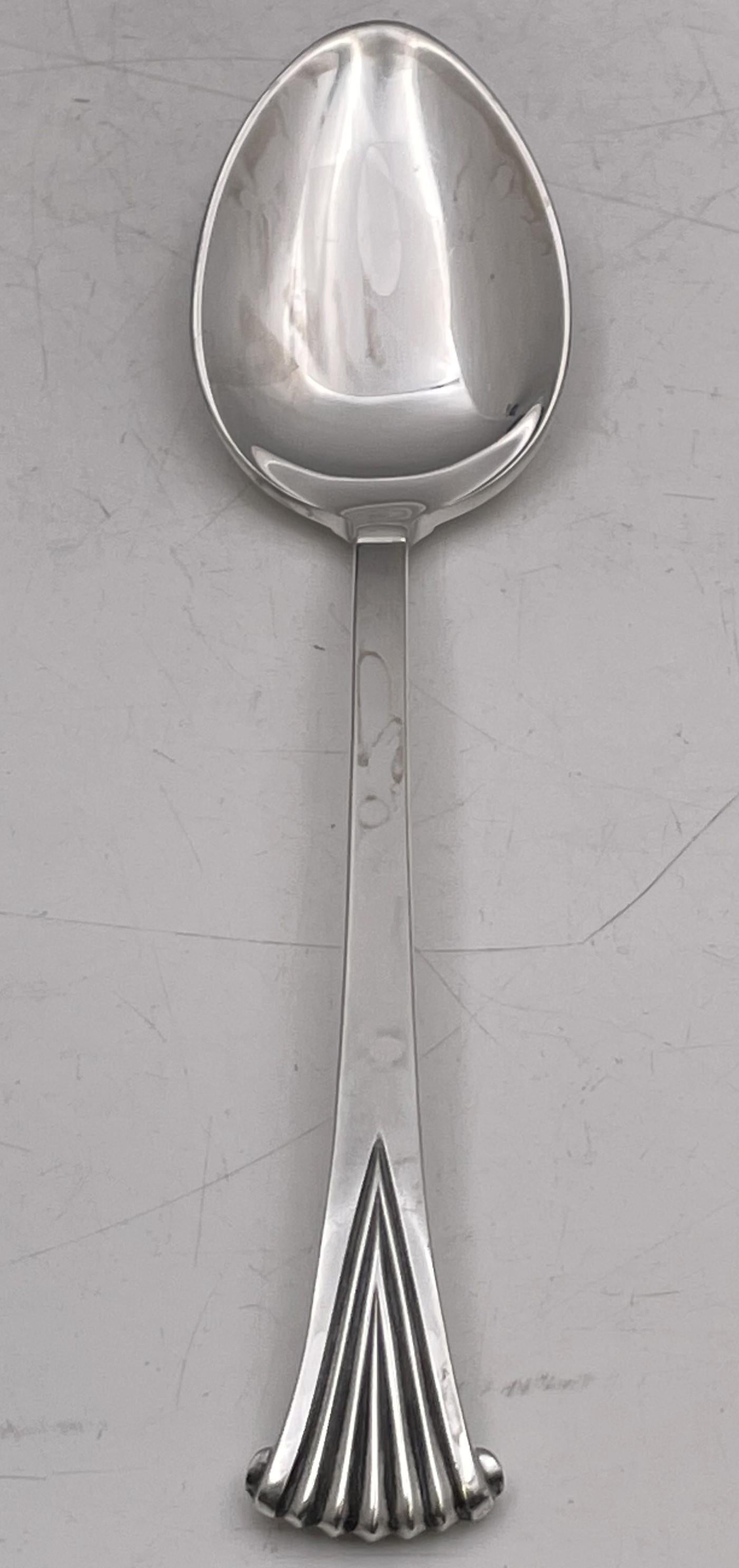 Tuttle Sterling Silver Onslow 60-Piece Flatware Set for 12 Mid-Century Modern 3