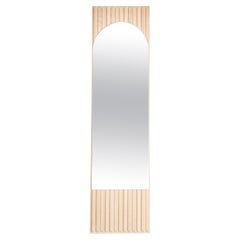 Tutto Sesto Specchio rettangolare in legno massiccio, frassino con finitura naturale, contemporaneo