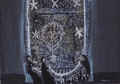 Georgian Contemporary Art by Tutu Kiladze - Carpet Weaver
