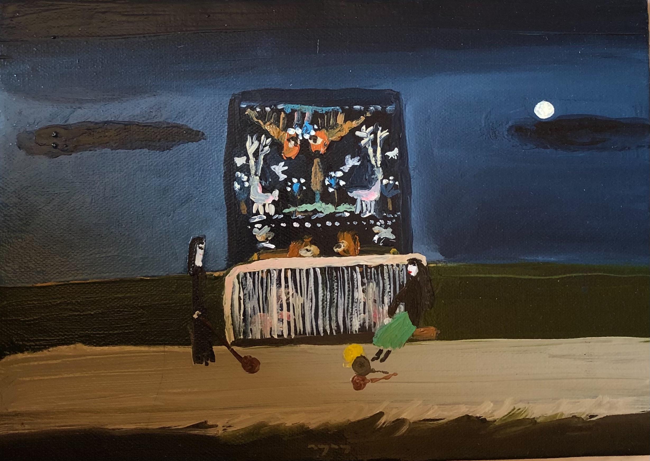 Huile sur toile 

Tutu Kiladze est un artiste géorgien né en 1981 qui vit et travaille en Géorgie. Elle est diplômée en 2005 de l'Académie nationale des arts de Tbilissi, en Géorgie. Elle a participé à de nombreuses foires d'art et expositions dans