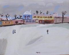 Georgianische zeitgenössische Kunst von Tutu Kiladze – Winter