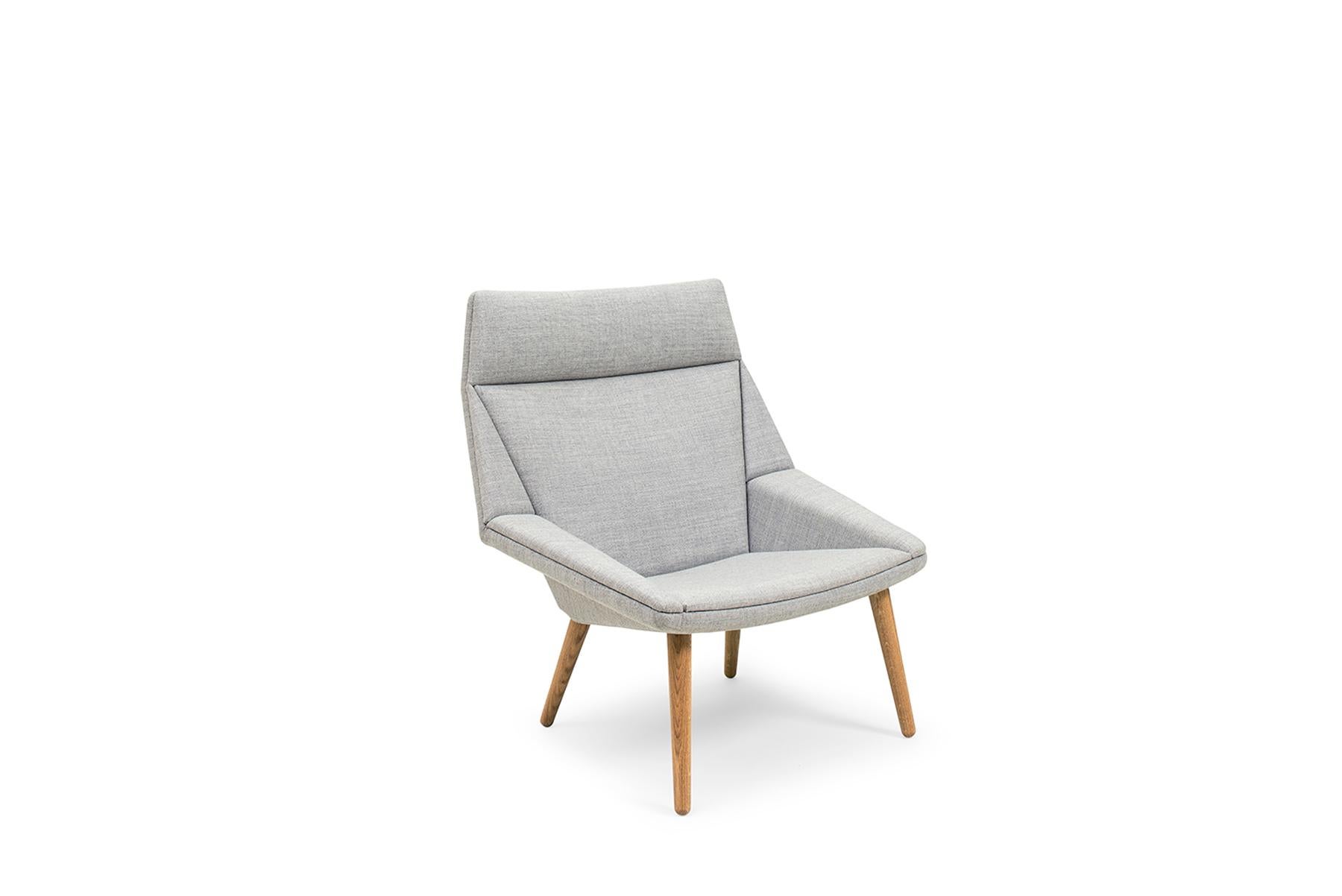 Designed by Nanna & Jørgen Ditzel in 1955, the Tux lounge chair is a wonderful addition to any modern home or office. The chair is hand built at GETAMA’s factory in Gedsted, Denmark by skilled cabinetmakers using traditional Scandinavian