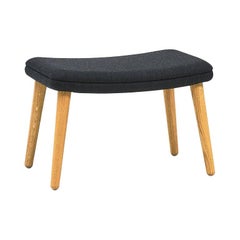 Tux Footstool, Nanna and Jorgen Ditzel, Lacquered Oak