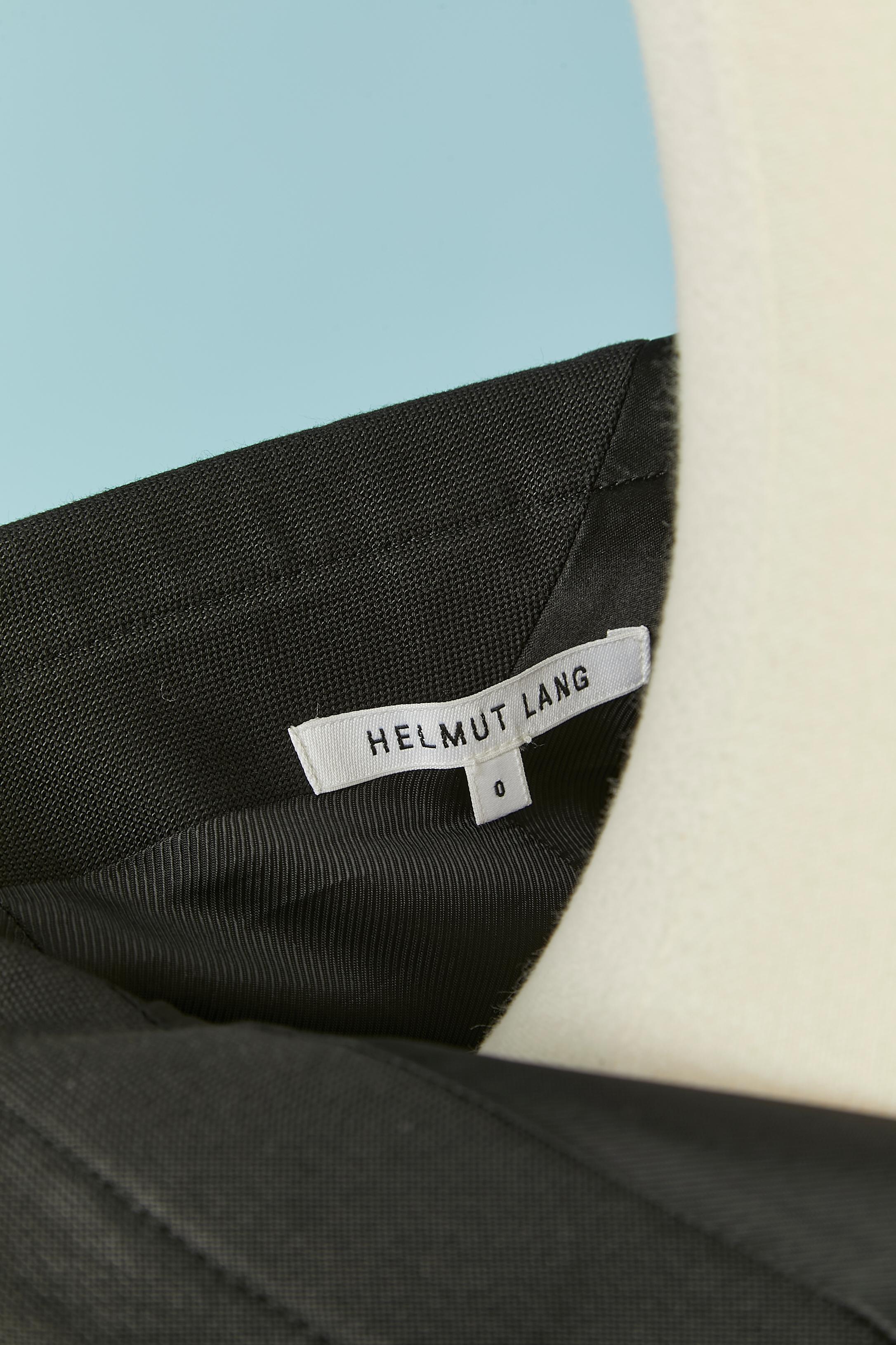 Falda esmoquin negra Helmut Lang en venta 2