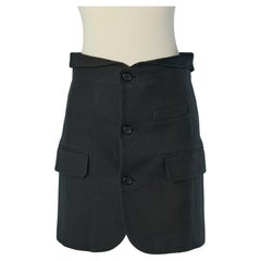 Schwarzer Smoking-Rock Helmut Lang