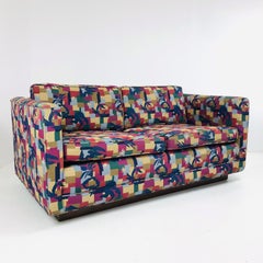 Tuxedo Loveseat in the Style of Milo Baughman