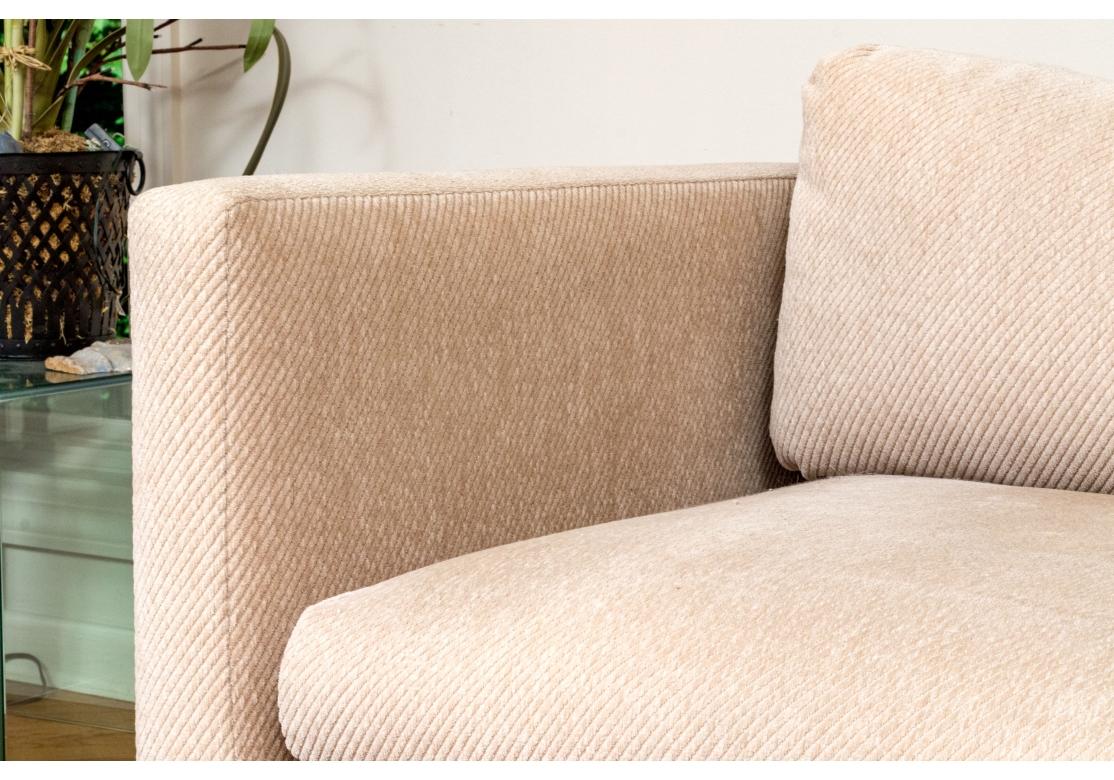 Sofá Loveseat Tuxedo After Milo Baughman en venta 3