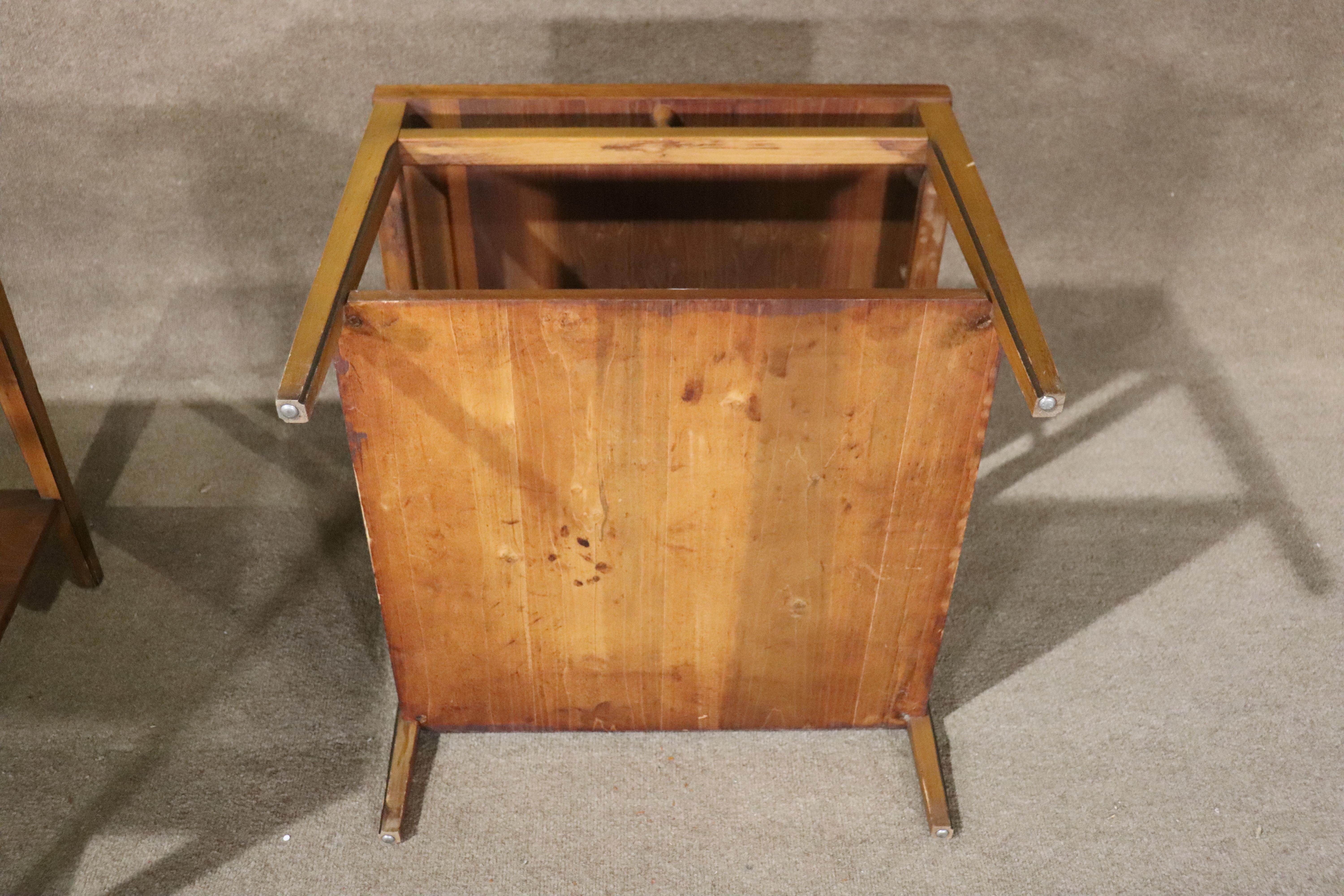 'Tuxedo' Series End Tables For Sale 3