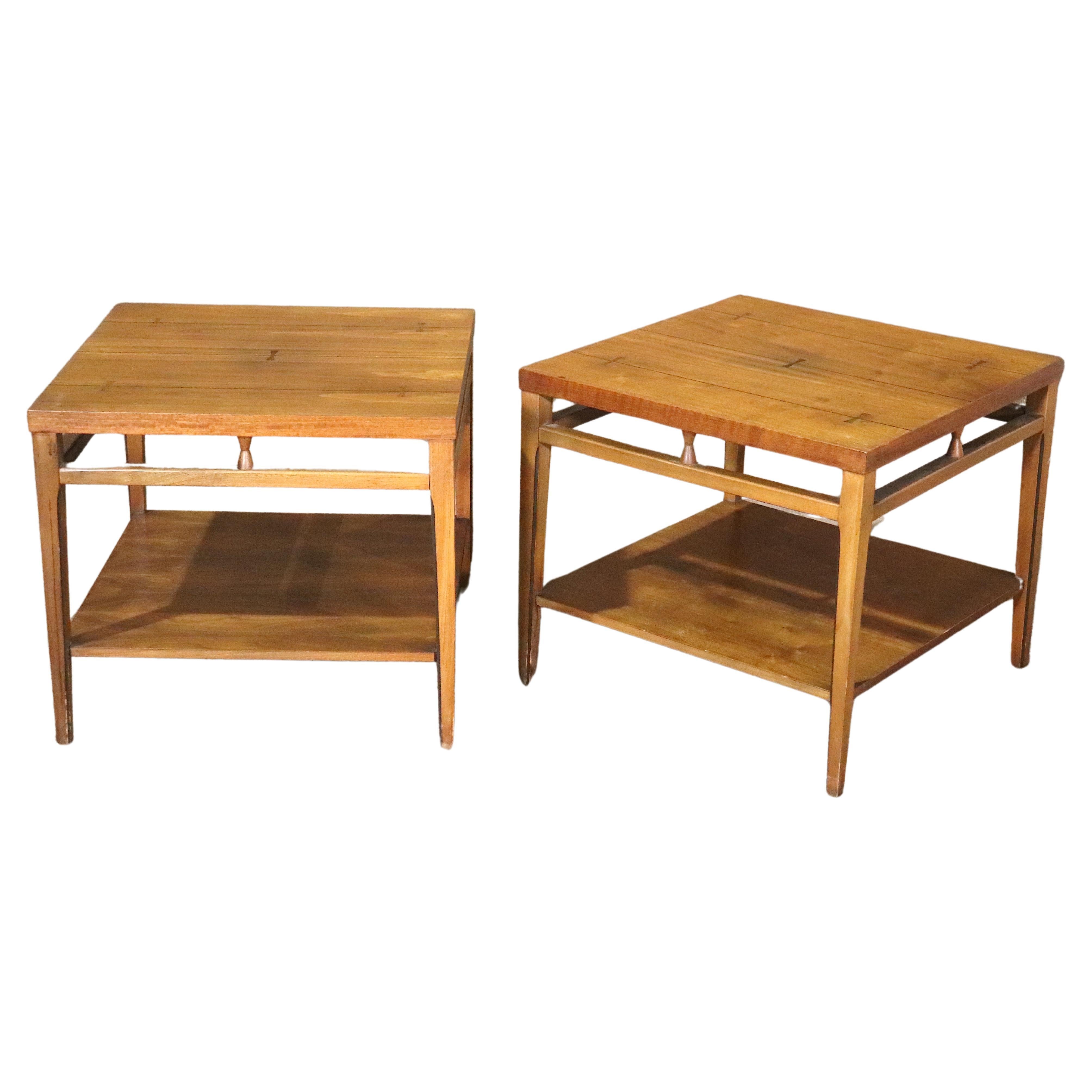 'Tuxedo' Series End Tables For Sale
