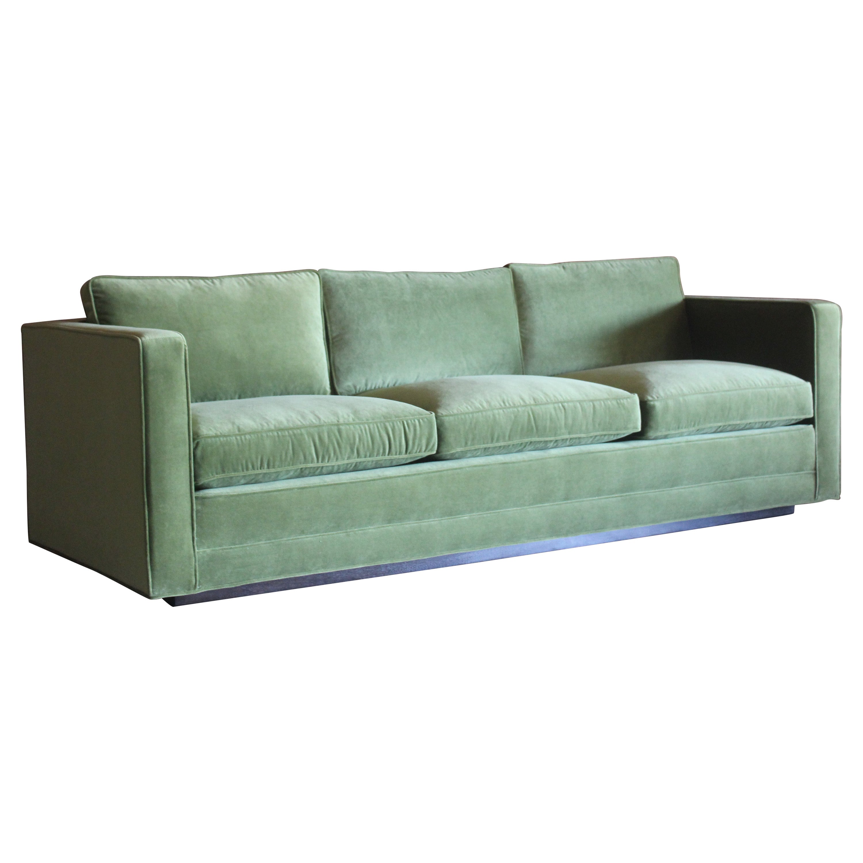 Tuxedo Sofa by Edward Wormley for Dunbar, 1950s. Pair Available, Sold Separately