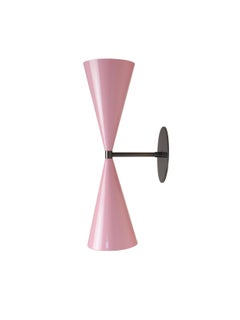 Applique Tuxedo in Bronzo Oliato e Smalto Rosa Pallido, Blueprint Lighting