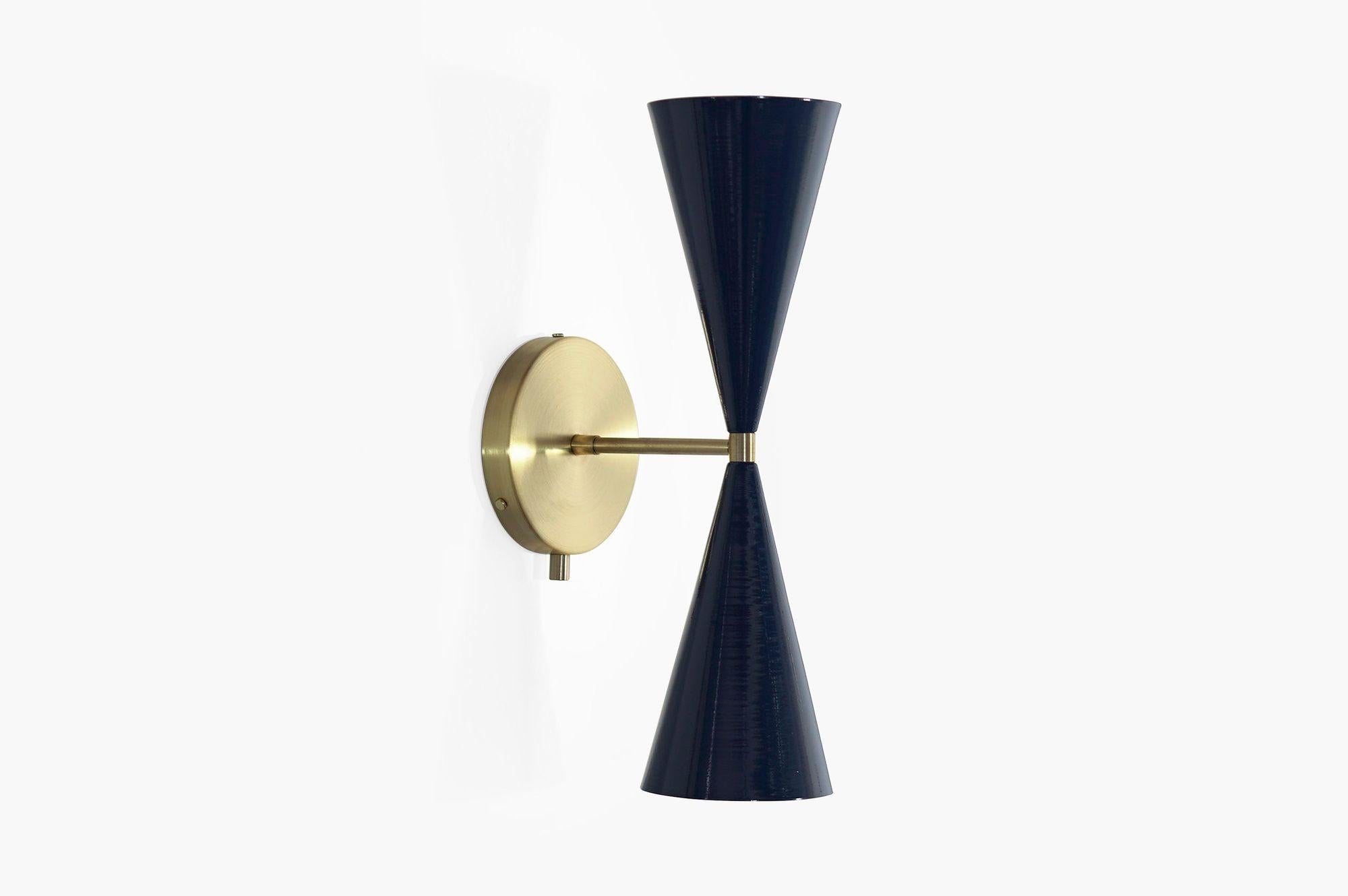 Mid-Century Modern Tuxedo Wall Sconces For Sale