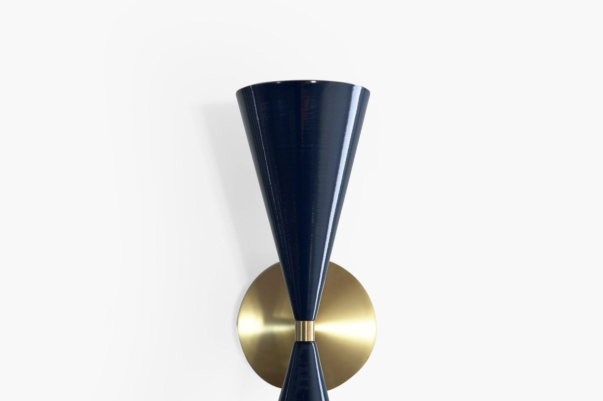 Brass Tuxedo Wall Sconces For Sale