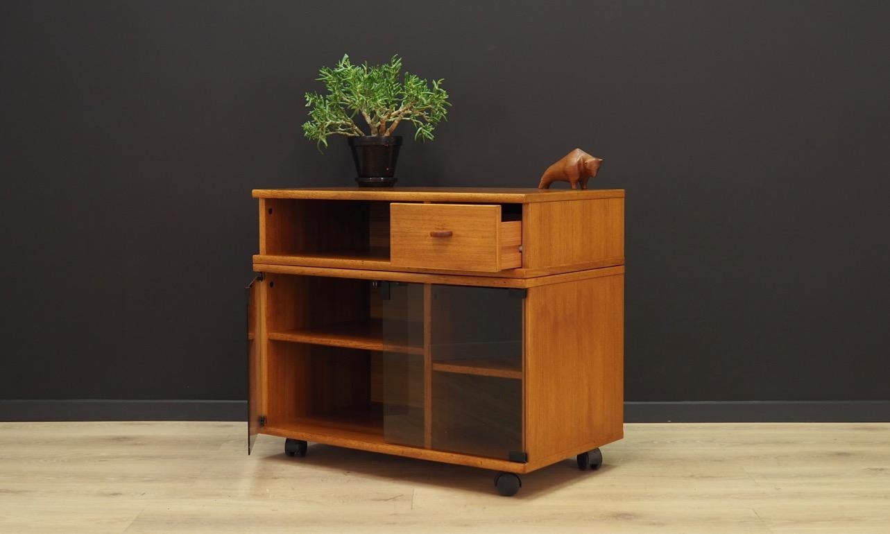TV Cabinet Teak Vintage Danish Design, 1970s For Sale 1