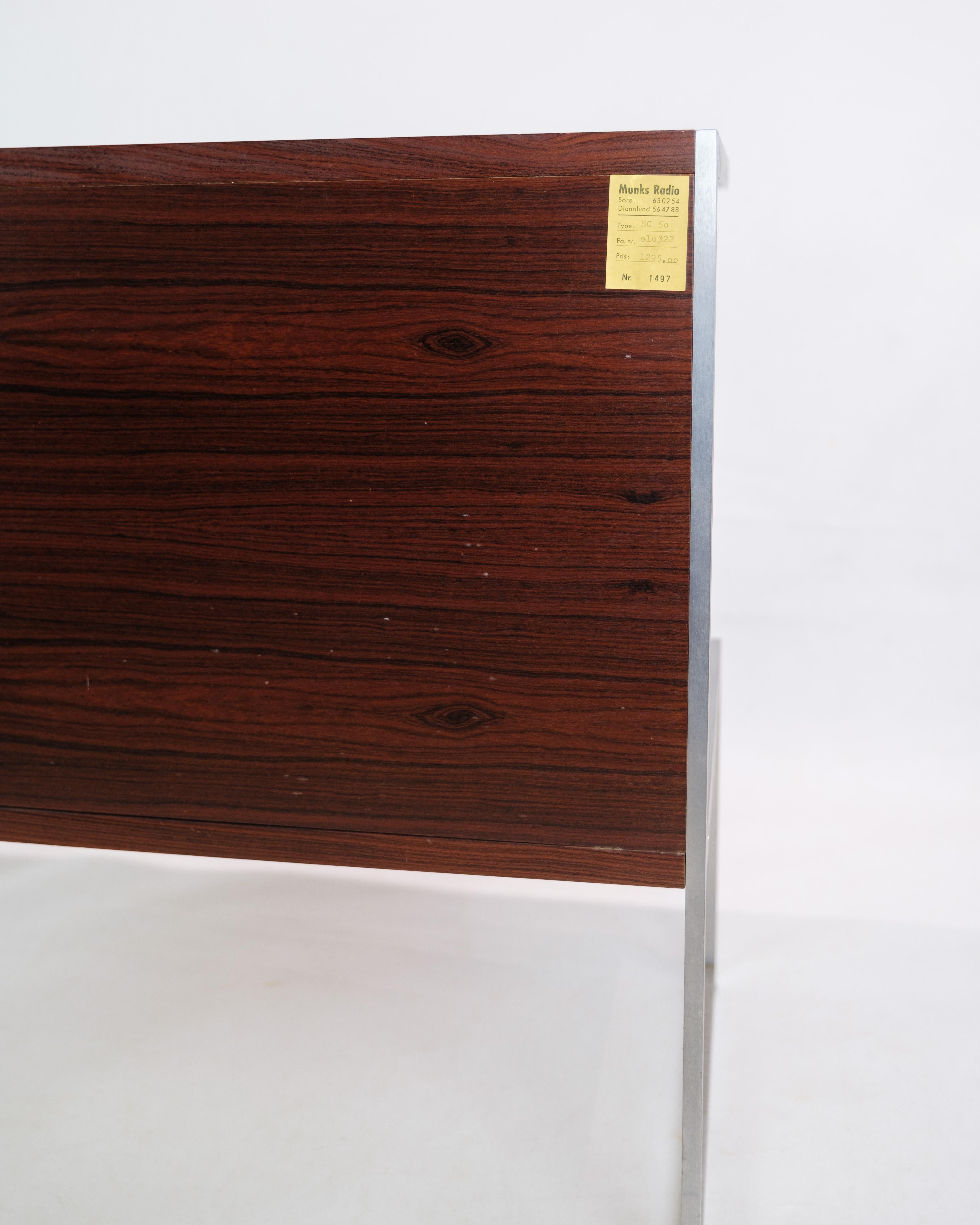 Tv Furniture Made In Rosewood By Jacob Jensen Made By Bang & Olufsen From 1970s 3