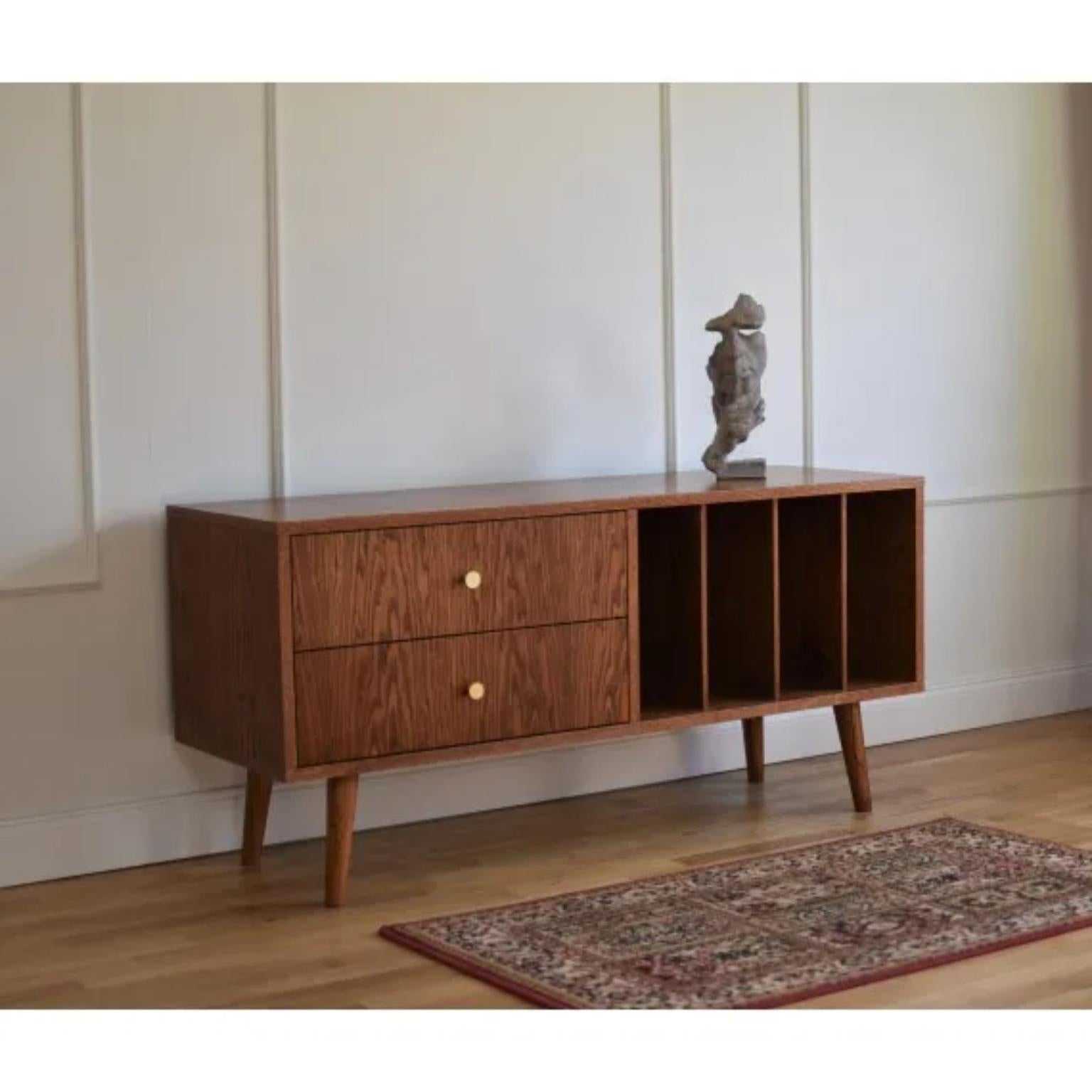 Kleiner TV-Mini-Schrank aus Vinyl mit Schubladen von Pastform (Polnisch) im Angebot