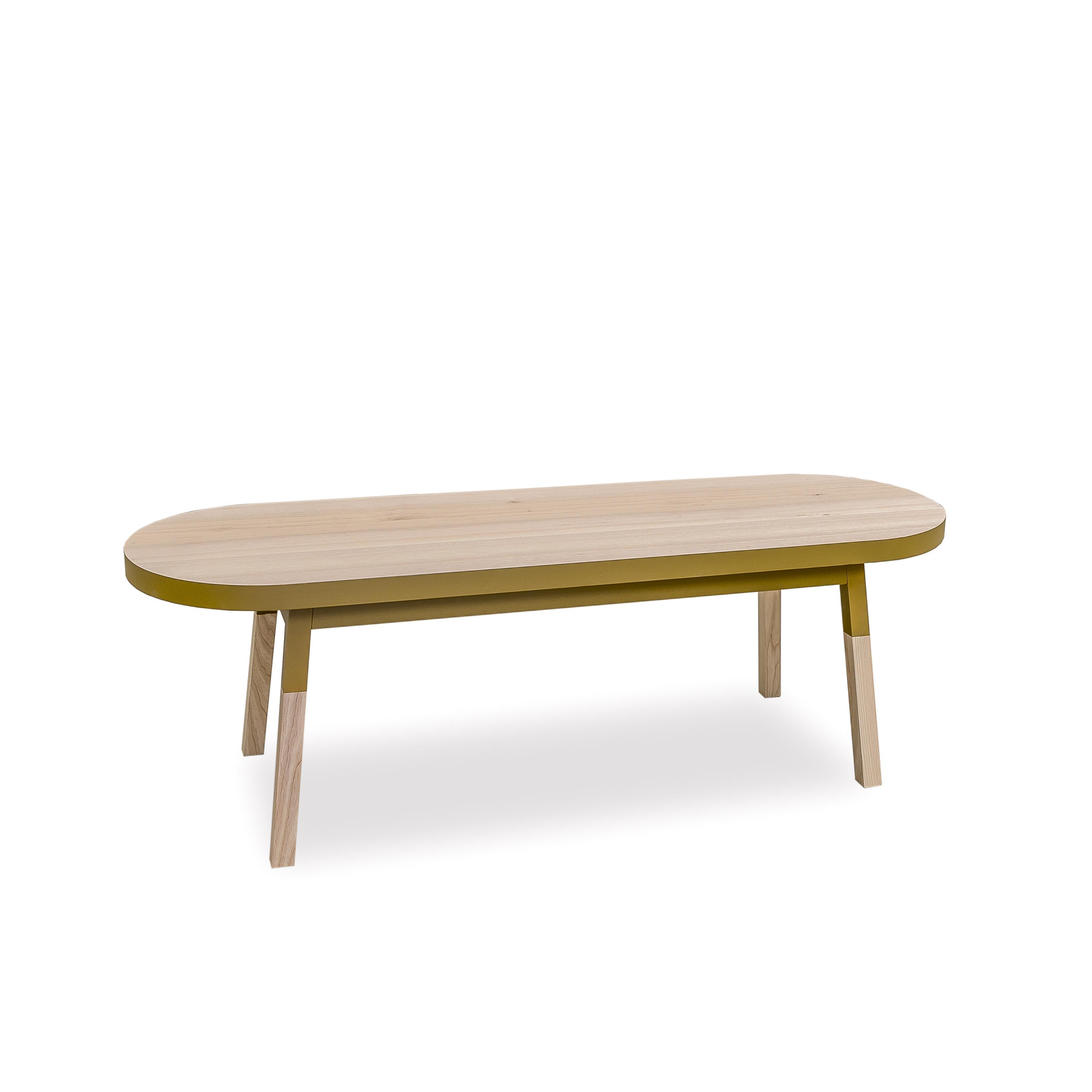 XXIe siècle et contemporain Banc pour TV en frêne massif, design scandinave du Sud par Eric Gizard, Paris en vente