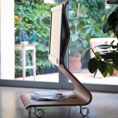 Soporte TV / Soporte Monitor Casamania & Horm design Mario Bellini Canaletto Nogal