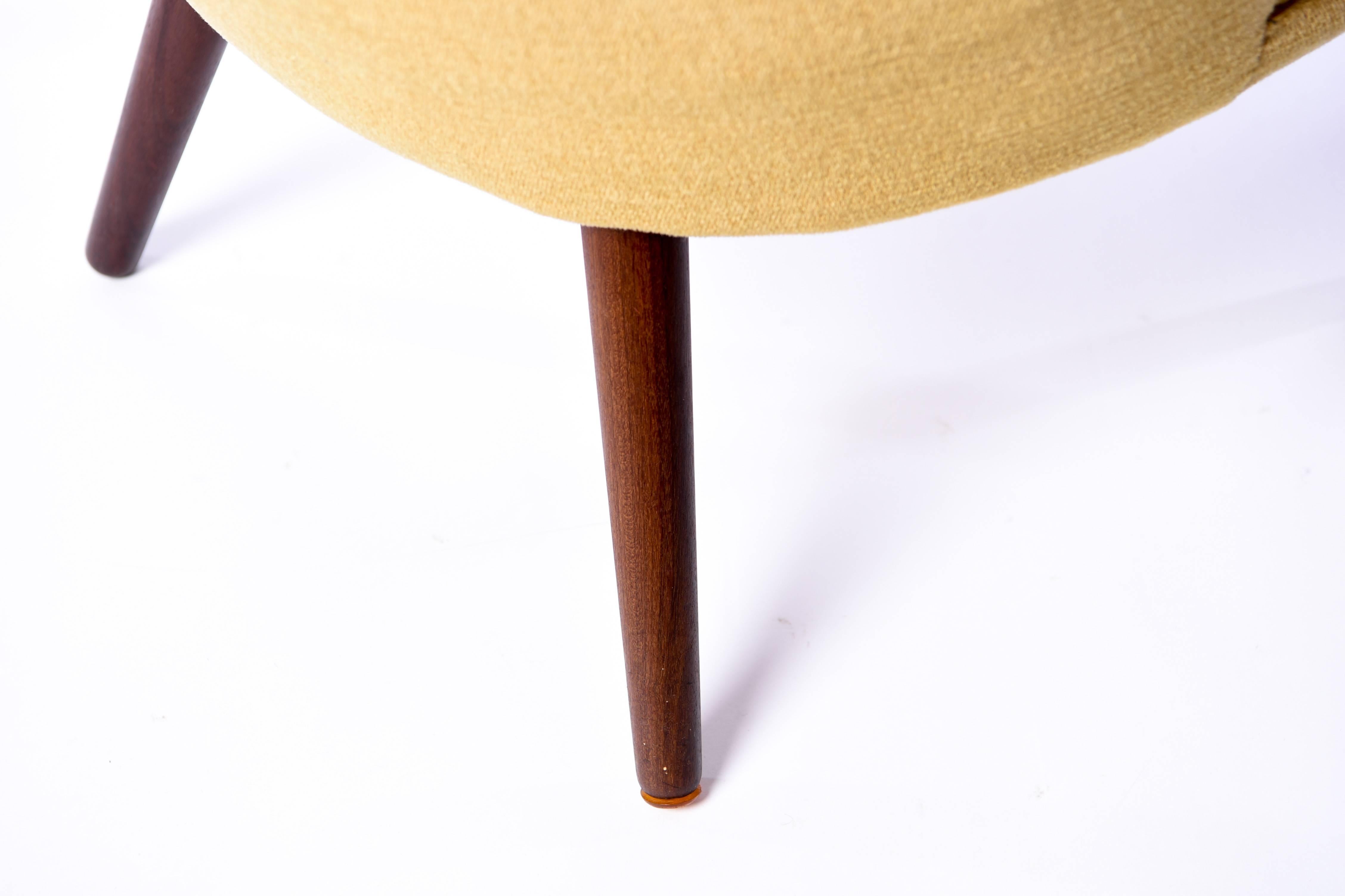 Teck Fauteuil TV Stola par Bent Møller Jepsen pour Simo, années 1950