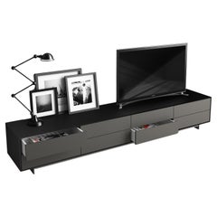 TV Storage Cabinet - Sideboard Minotti Italia George - W 270 cm 106.3 inch
