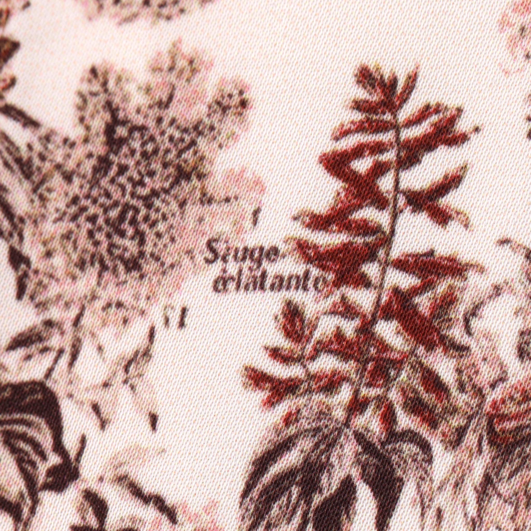 TVF for DVF - Robe midi à manches bouffantes et imprimé floral en vente 1