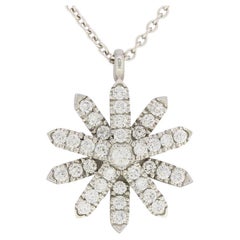 TVJ 0.40 Carat Diamond Snowflake Pendant