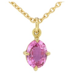 TVJ 0.50 Carat Pink Sapphire Pendant
