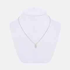 TVJ 0.55 Carat Cushion Cut Diamond Pendant