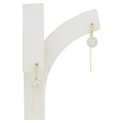 TVJ 0.80 Carat Old Cut Diamond Earrings