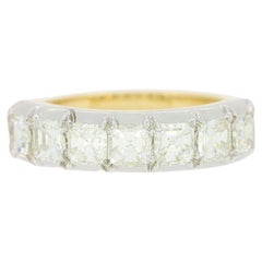 TVJ 1,40 carat Asscher Cut Diamond Seven Stone Ring (bague à sept pierres)