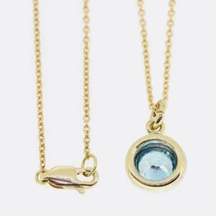 TVJ 1.65 Carat Blue Zircon Pendant