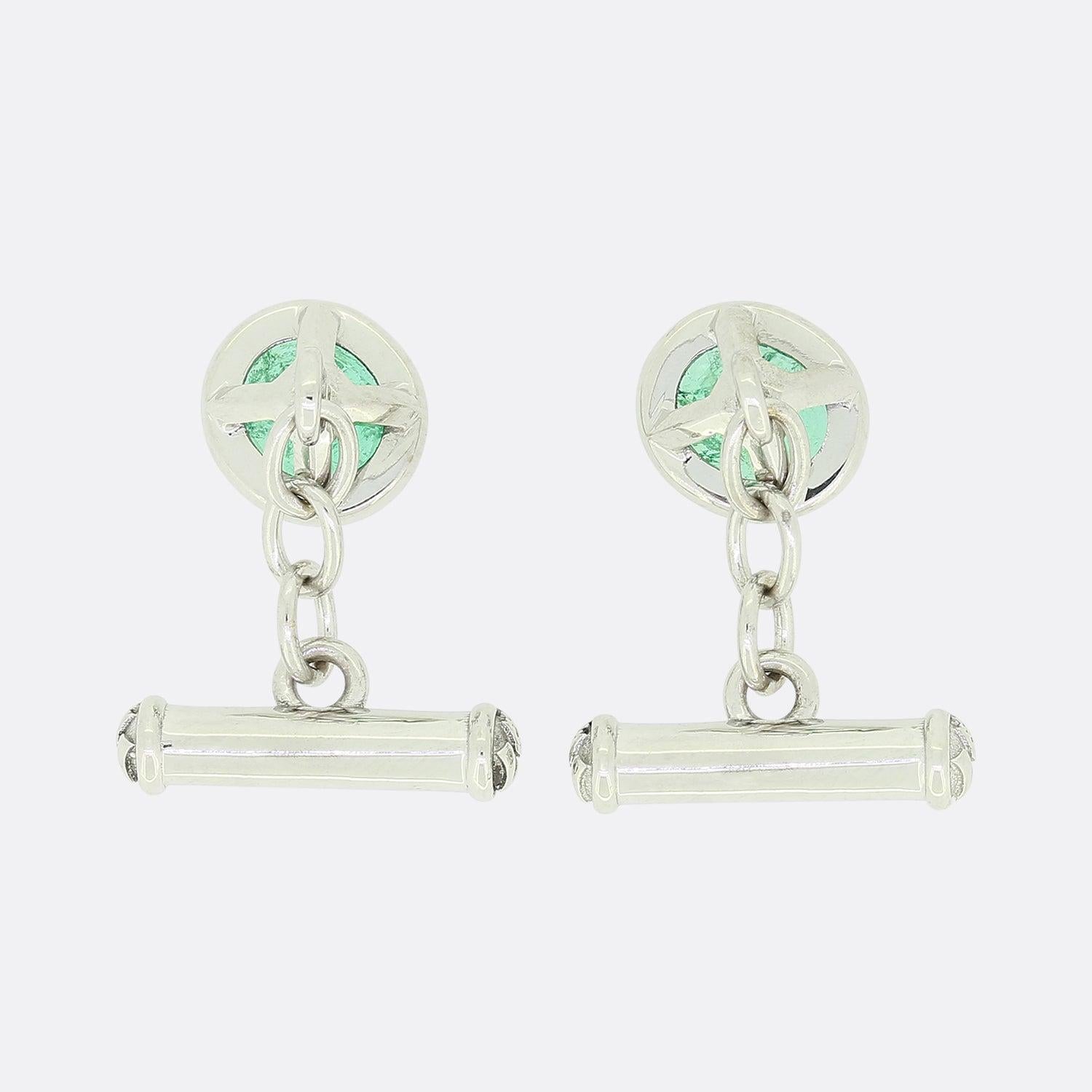 Taglio ovale Gemelli TVJ Emerald in vendita