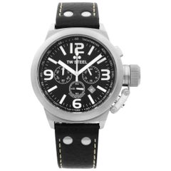 TW Steel Canteen Chronograph Steel Black Dial Quartz Men's Watch TW6