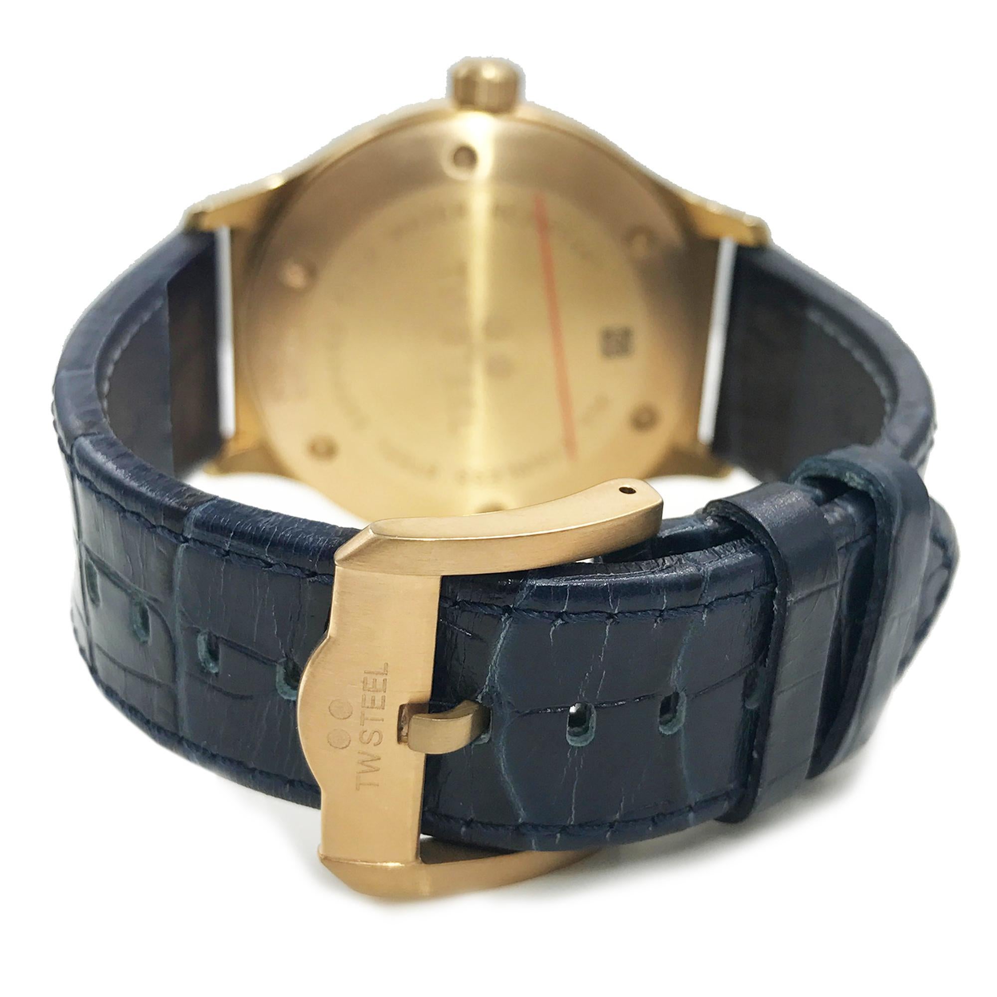 tw steel rose gold watch