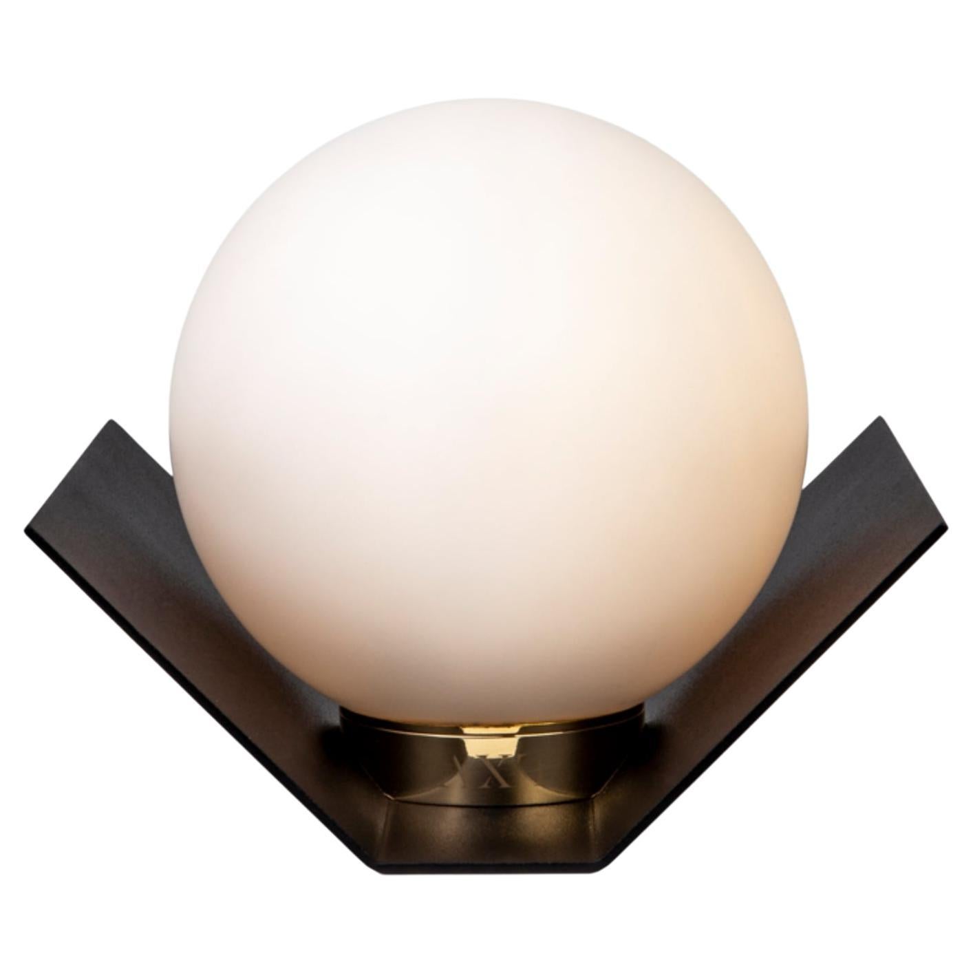 Twain Ex Jet Black Wall Light by Lexavala