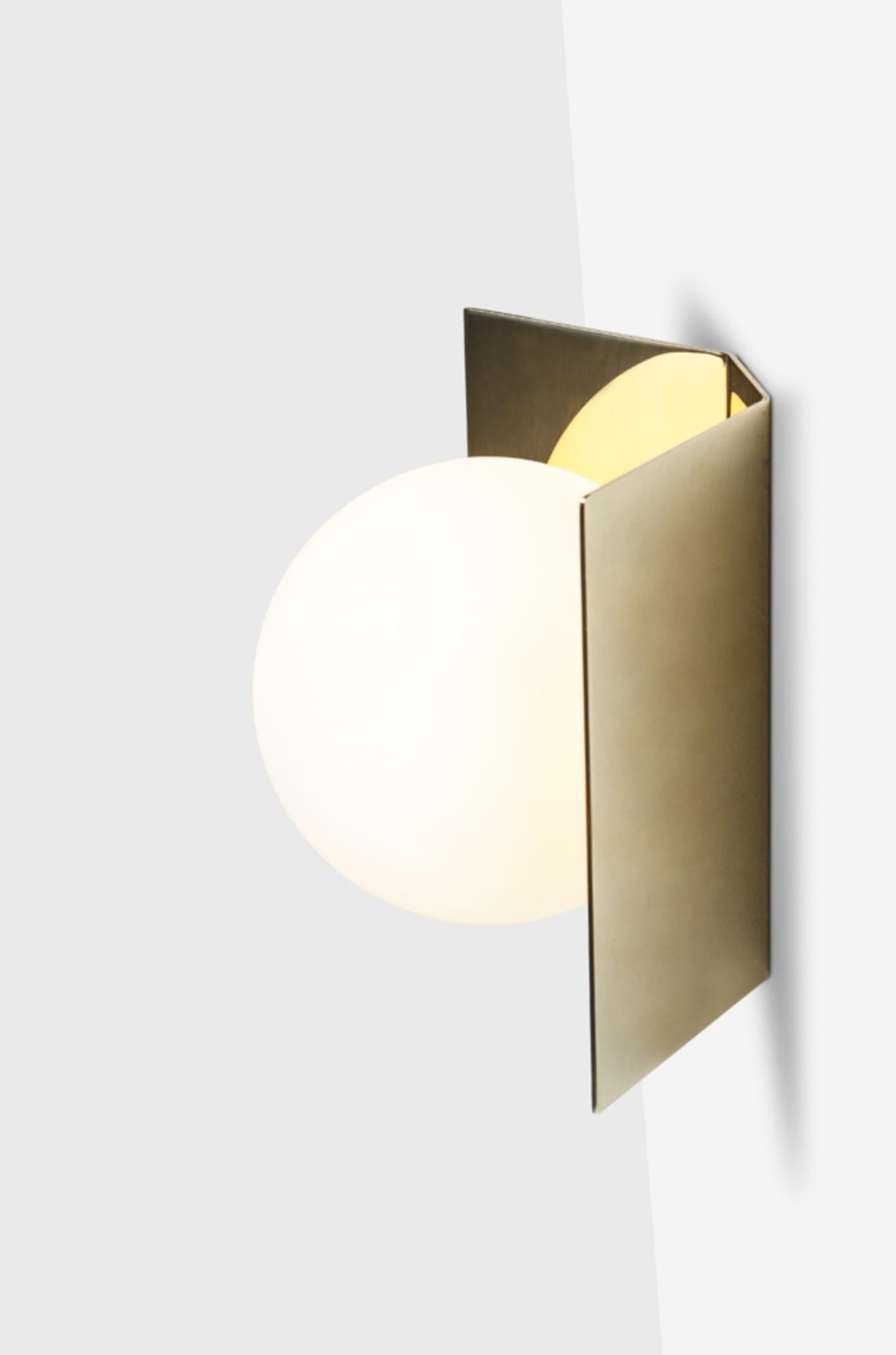 Polish Twain Solid Brass Wall Light by Lexavala