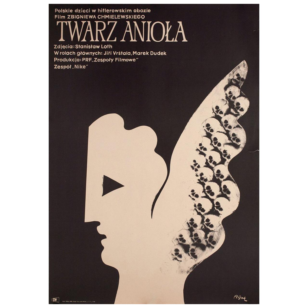 'Twarz Aniola' 1971 Polish A1 Film Poster