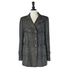 Zweireihige Tweed-Jacke aus Chevron CHANEL